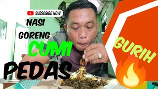 Pedas tapi enak Mukbang Nasi Goreng Cumi