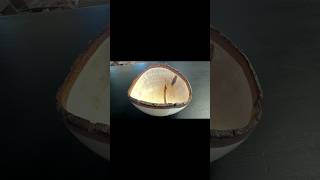 Finishing Turning a Live Edge Ambrosia Maple Bowl