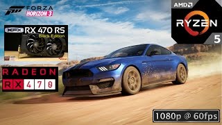 Forza Horizon 3(PC) - Ryzen 5 1500X - XFX RX 470 4GB GDDR5 1080p 60fps