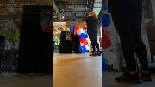 Setup #balloons #miamievents #balloongarland #fyp #foryou