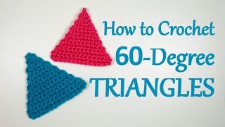 How to Crochet a 60-Degree Triangle | Yay For Yarn