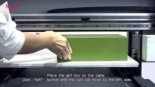 How to print high gift box with uv printer NC-UV0406