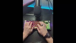 Custom built keyboard sound test!