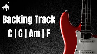 Pop Backing Track C Major | 100 BPM | Guitar Backing Track