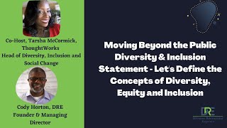 What Entails #Diversity, #Inclusion, #Equity and #Belonging ...What Does It Look Like?