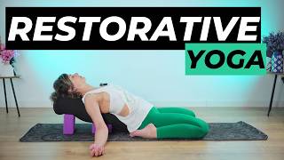 Calm Your Mind and Body: Restorative Yoga with Props 35 min