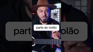 Esses são os nomes das PARTES do #violao