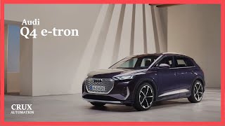 The newest Audi EV! Audi Q4 e-tron SUV vs Sportback REVEAL  | Quick look | #CRUXAUTOMATION