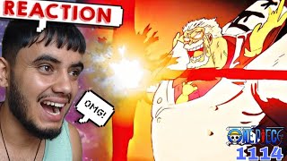 GARP GALAXY IMPACT 💀 REACTION HINDI 🇮🇳‼️ one piece 1114