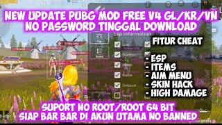 NEW UPDATE CHEAT PUBG TERBARU 2024 FREE SUPORT NO ROOT Gl/KR/TW/VN ESP AIMBOT SAFE