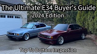 A Complete & Comprehensive Guide to Buying/ Inspecting A BMW E34 5 Series | Covers Every E34 Issue!