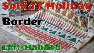 Sonia's Holiday border (left-handed)