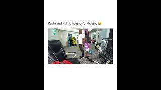 Kevin Hart and Kai Cenat go height-for-height