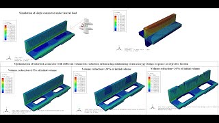 Optimization of steel interlock connectors for modular buildings in Abaqus/Tosca