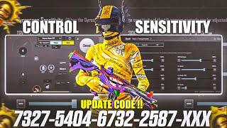 New Update 3.1❤️Best Sensitivity code + Control Settings Pubg Mobile /Bgmi Sensitivity Settings