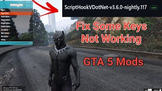 GTA 5 Script Hook Dotnet Nightly Update | GTA 5 Mode Fix Some Keys Not Working in Modding Full Video