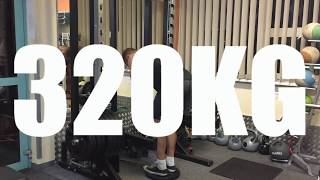 320kg Rack Pull FAIL