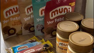 Muni Foods Kutu Açılımı! Sağlıklı Atıştırmalık Kutusu!