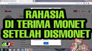 RAHASIA AGAR DI TERIMA MONETISASI ULANG SETELAH DISMONET (Konten Yang di Gunakan Ulang)