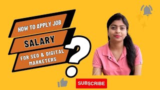 How to Apply Job - Salary for SEO & Digital Marketers in Dubai