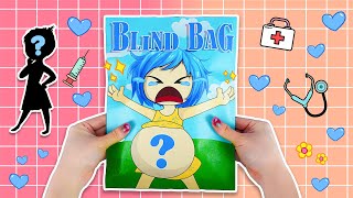 🎀Paper DIY🎀NEW BLIND BAG INSIDE OUT 2 Unboxing Pregnant Compilation| DIY Inside Out Blind bag ASMR