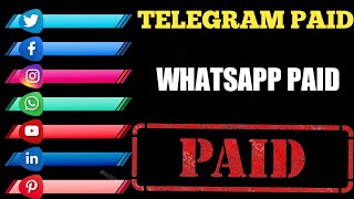 How To Change Watsapp Paid Whatsapp Telegram Nu Update Paisa Diya Telegram Chalate Ho Gaye VIP 2022