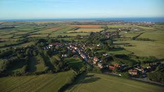 Muston, Filey. Aerial Footage taken by DJI Mini 2