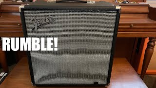 Trying Out My New Bass Amp! Fender Rumble 40