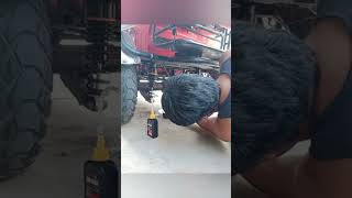 install shock & change oil for ebike