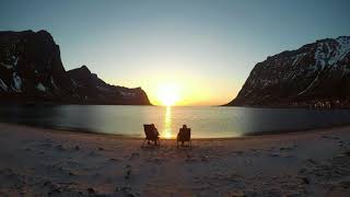 Timelapse fra Steinfjorden på Senja 10.05.2018