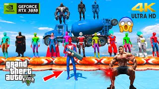 GTA 5 Epic Ragdolls | Spiderman and Super Heroes Minions Jumps/fails (Euphoria Physics)Episode -236