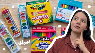 Best art supplies from Walmart for back to school ✏️ ft. crayola, cra-Z-art & pen and gear.