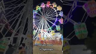 Giant wheel in hyperlapse | @Aruppukottai Exhibition |#Shorts