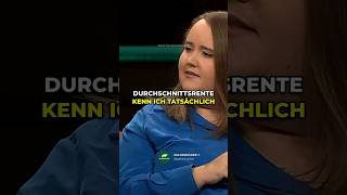 Ricarda Lang: WEISS NICHT wie HOCH die RENTE in Deutschland ist! ❌🇩🇪 #shorts #deutschland #grüne