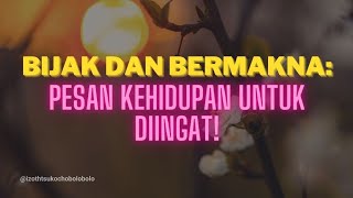 KATA-KATA NASEHAT KEHIDUPAN || KATA-KATA NASEHAT UNTUK DIRI SENDIRI