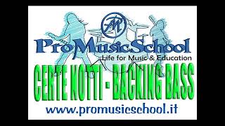 Certe Notti BASS backing track