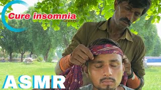 Asmr massage || head massage for cure insomnia || Asmr relaxing massage for sleep || stress relief