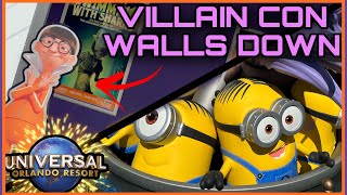 VILLAIN CON WALLS DOWN! - Minion Land Update - Universal Studios Florida