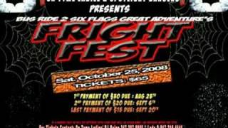 Six Flags Fright Fest Oct 25