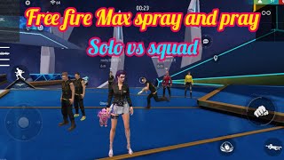 Free Fire Max🔥| Solo vs squad gameplay| Must watch garena free fire