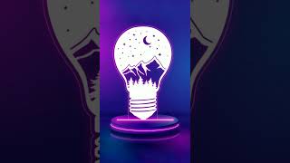 Motion Graphics Website Promo | 3D Illusion Night Lamp Ads | Motion Graphics Night Lamp Promo Ads