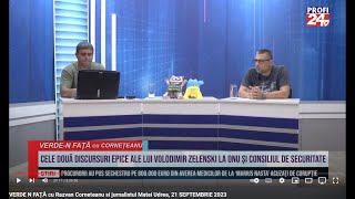 VERDE N FAȚĂ cu Razvan Corneteanu si jurnalistul Matei Udrea, 21 SEPTEMBRIE 2023