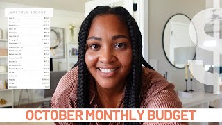 I’m back after Hurricane Helene & ready to get back on track! OCTOBER 2024 MONTHLY BUDGET WITH ME 💸