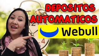 WEBULL Depositos Recurrentes. Como hacer depositos automaticos en webull paso a paso.