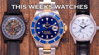 This Weeks Watches - Rolex Submariner "Bluesey", Zenith El Primero, GS "Skyflake" & More [EP131]