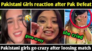 Pakistani Girl Fans Reaction On Pakistan lose #cricket #viral