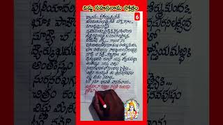 విష్ణు సహస్రనామ స్తోత్రం lyrics 6 #handwriting #telugu #devotional