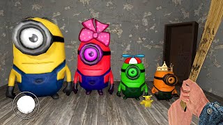 МЫ НАШЛИ СЕМЬЯ МИНЬОНЫ В ГРЕННИ ОНЛАЙН - Granny Online Horror Game Minions Family