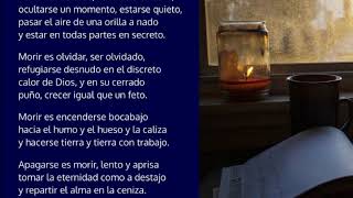 Morir es retirarse JAIME SABINES