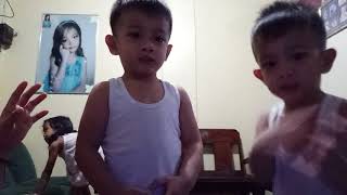 Sabian, Adam and adriel dances baby shark